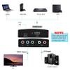 HDMI to Component Converter, avedio links HDMI to 1080P YPbPr 5RCA RGB + R/L Video Audio Adapter, Support Apple TV, PS5, Roku, Xbox, Fire Stick, DVD Players to HDTV and Projector (Black) view 3