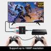 HDMI to Component Converter, avedio links HDMI to 1080P YPbPr 5RCA RGB + R/L Video Audio Adapter, Support Apple TV, PS5, Roku, Xbox, Fire Stick, DVD Players to HDTV and Projector (Black) view 4