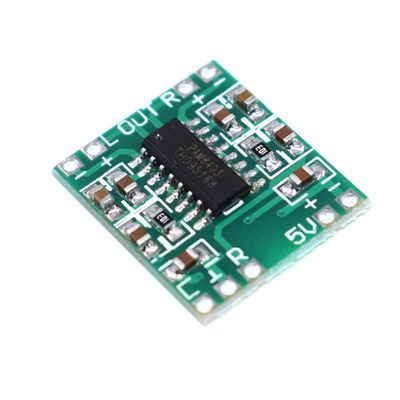 GalaxyElec 10pcs PAM8403 Module Super Mini Digital Amplifier Board 2 * 3W Class D Digital Amplifier Board efficient 2.5 to 5V USB I62