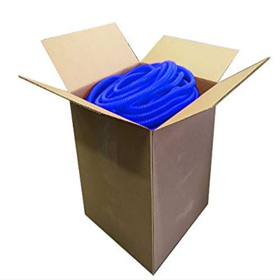 Kable Kontrol Colored Split Wire Loom Tubing 1/4 Inch 3,200 Ft Long - Blue Conduit Cover for Cords - Corrugated Tubing and Protector for Automotive Wires - Durable Polyethylene
