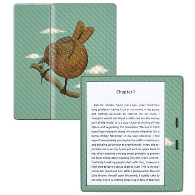 MightySkins Carbon Fiber Skin for Amazon Kindle Oasis 7" (9th Gen) - Altered Nature | Protective, Durable Textured Carbon Fiber Finish | Easy to Apply, Remove, and Change Styles | Made in The USA