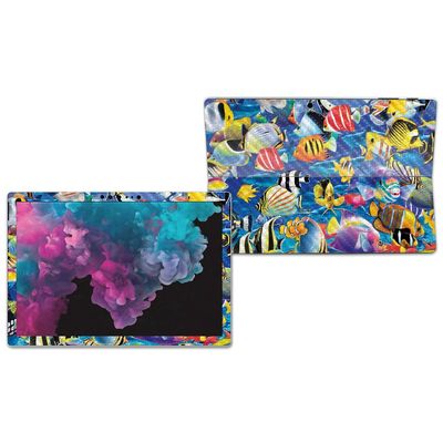 MightySkins Carbon Fiber Skin for Microsoft Surface Pro 6 - Tropical Fish | Protective, Durable Textured Carbon Fiber Finish | Easy to Apply, Remove, and Change Styles | Made in The USA