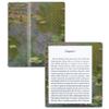 MightySkins Carbon Fiber Skin for Amazon Kindle Oasis 7" (9th Gen) - Water Lilies | Protective, Durable Textured Carbon Fiber Finish | Easy to Apply, Remove, and Change Styles | Made in The USA view 1
