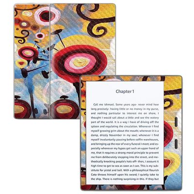 MightySkins Carbon Fiber Skin for Amazon Kindle Oasis 7" (9th Gen) - Nature Dream | Protective, Durable Textured Carbon Fiber Finish | Easy to Apply, Remove, and Change Styles | Made in The USA