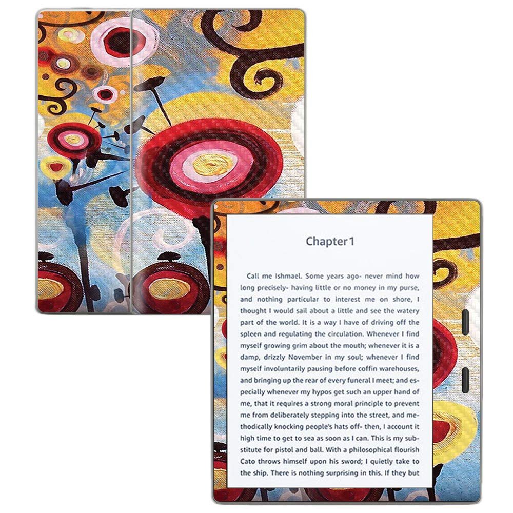MightySkins Carbon Fiber Skin for Amazon Kindle Oasis 7" (9th Gen) - Nature Dream | Protective, Durable Textured Carbon Fiber Finish | Easy to Apply, Remove, and Change Styles | Made in The USA