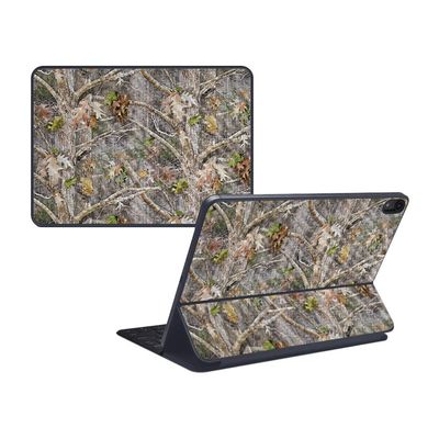 MightySkins Carbon Fiber Skin for Apple iPad Pro Smart Keyboard 12.9" (2018) - Kanati - Protective, Durable Textured Carbon Fiber Finish - Easy to Apply, Remove, and Change Styles - Made in The USA