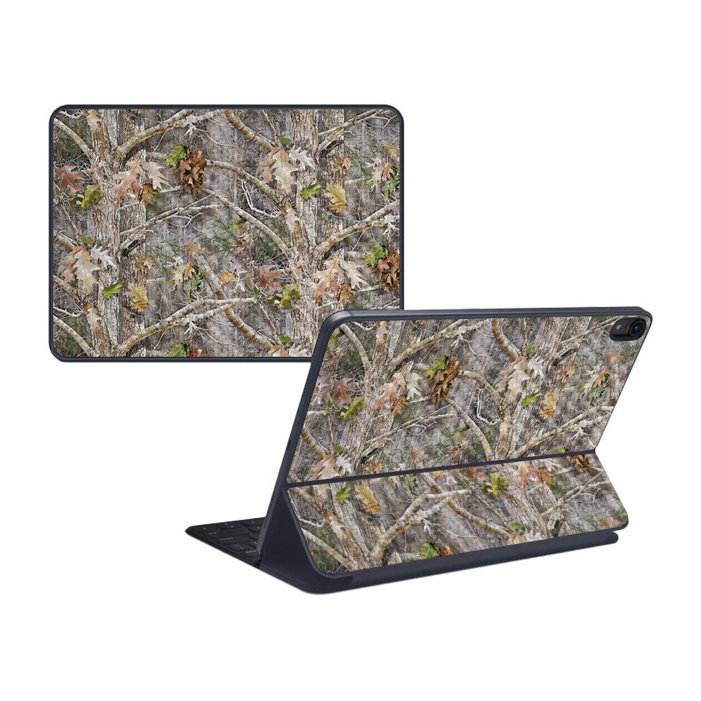MightySkins Carbon Fiber Skin for Apple iPad Pro Smart Keyboard 12.9" (2018) - Kanati - Protective, Durable Textured Carbon Fiber Finish - Easy to Apply, Remove, and Change Styles - Made in The USA