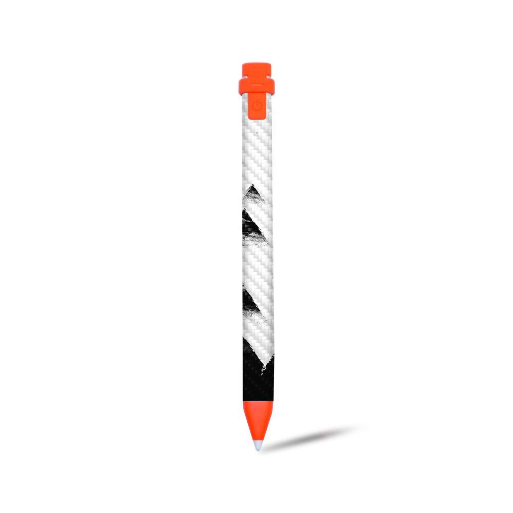 MightySkins Carbon Fiber Skin for Logitech Crayon Digital Pencil iPad (6th gen) - Black Hills | Protective, Durable Textured Carbon Fiber Finish | Easy to Apply | Made in The USA