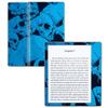 MightySkins Carbon Fiber Skin for Amazon Kindle Oasis 7" (9th Gen) - Blue Skulls | Protective, Durable Textured Carbon Fiber Finish | Easy to Apply, Remove, and Change Styles | Made in The USA view 1