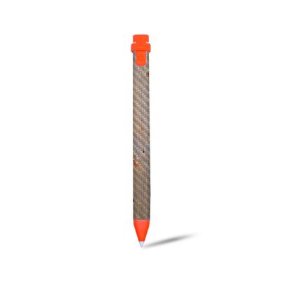 MightySkins Carbon Fiber Skin for Logitech Crayon Digital Pencil iPad (6th gen) - Barnwood | Protective, Durable Textured Carbon Fiber Finish | Easy to Apply | Made in The USA