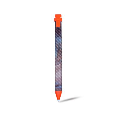 MightySkins Carbon Fiber Skin for Logitech Crayon Digital Pencil iPad (6th gen) - Monsoon | Protective, Durable Textured Carbon Fiber Finish | Easy to Apply | Made in The USA (CF-LOGCRP-Monsoon)