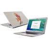 MightySkins Carbon Fiber Skin for Acer Chromebook 15 (2018) - Vulpes Fox | Protective, Durable Textured Carbon Fiber Finish | Easy to Apply, Remove, and Change Styles | Made in The USA view 1