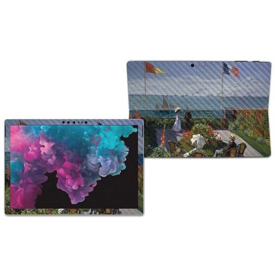 MightySkins Carbon Fiber Skin for Microsoft Surface Pro 6 - Terrace Sainte Andresse | Protective, Durable Textured Carbon Fiber Finish | Easy to Apply, Remove, and Change Styles | Made in The USA