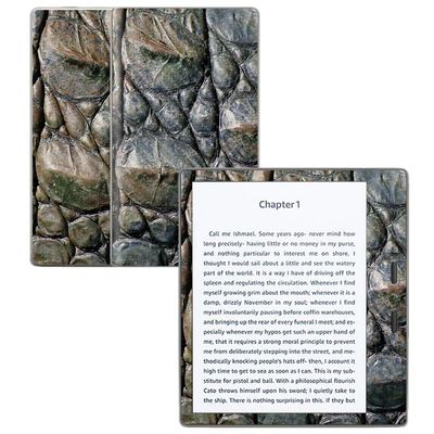 MightySkins Carbon Fiber Skin for Amazon Kindle Oasis 7" (9th Gen) - Gator Skin | Protective, Durable Textured Carbon Fiber Finish | Easy to Apply, Remove, and Change Styles | Made in The USA