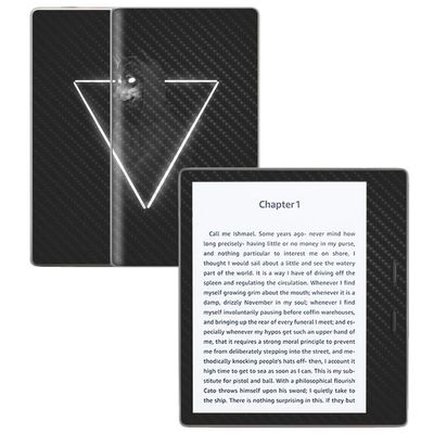 MightySkins Carbon Fiber Skin for Amazon Kindle Oasis 7" (9th Gen) - Cry Wolf | Protective, Durable Textured Carbon Fiber Finish | Easy to Apply, Remove, and Change Styles | Made in The USA
