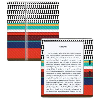 MightySkins Carbon Fiber Skin for Amazon Kindle Oasis 7" (9th Gen) Protective, Durable Textured Carbon Fiber Finish | Easy to Apply, Remove, and Change Styles | Made in The USA