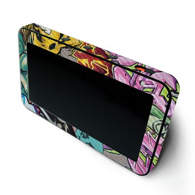 MightySkins Carbon Fiber Skin for Amazon Echo Show 5 (Gen 1 & Gen 2) - Graffiti Wild Styles | Durable Textured Carbon Fiber Finish | Easy to Apply and Change Style | Made in The USA