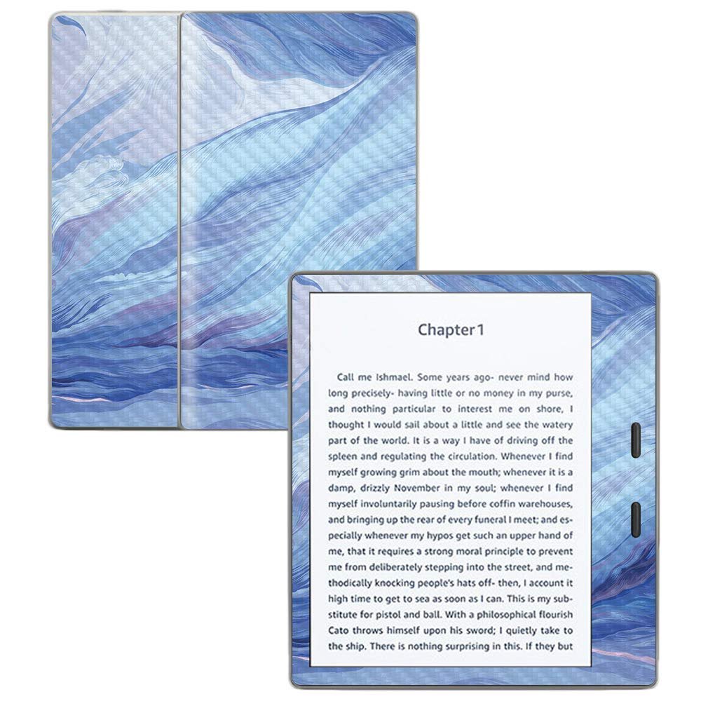 MightySkins Carbon Fiber Skin for Amazon Kindle Oasis 7" (9th Gen) - Imaginary | Protective, Durable Textured Carbon Fiber Finish | Easy to Apply, Remove, and Change Styles | Made in The USA