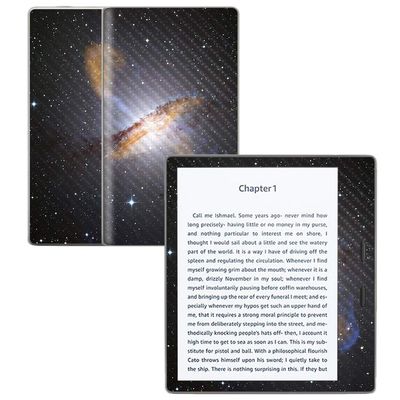 MightySkins Carbon Fiber Skin for Amazon Kindle Oasis 7" (9th Gen) - Centaurus | Protective, Durable Textured Carbon Fiber Finish | Easy to Apply, Remove, and Change Styles | Made in The USA