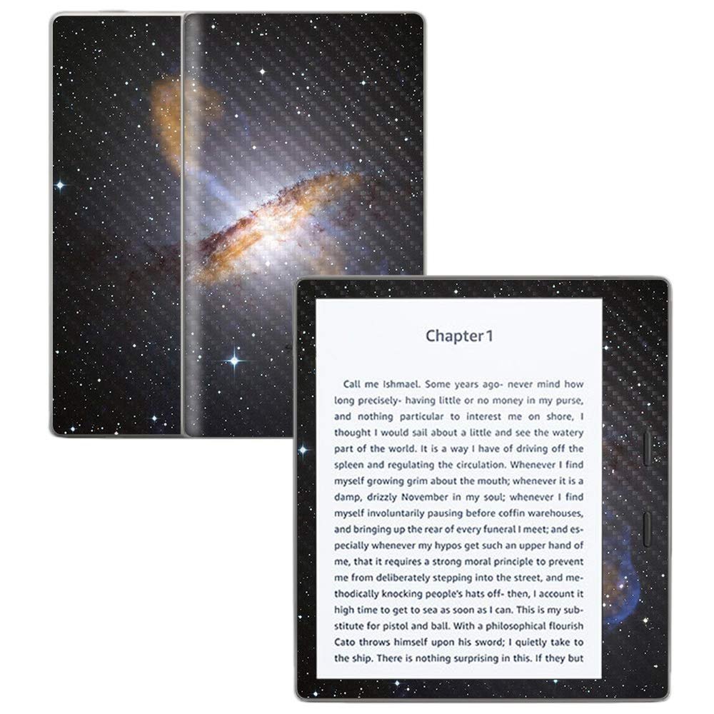 MightySkins Carbon Fiber Skin for Amazon Kindle Oasis 7" (9th Gen) - Centaurus | Protective, Durable Textured Carbon Fiber Finish | Easy to Apply, Remove, and Change Styles | Made in The USA
