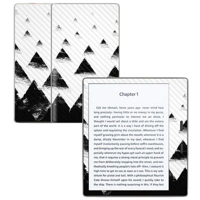 MightySkins Carbon Fiber Skin for Amazon Kindle Oasis 7" (9th Gen) - Black Hills | Protective, Durable Textured Carbon Fiber Finish | Easy to Apply, Remove, and Change Styles | Made in The USA