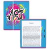 MightySkins Carbon Fiber Skin for Amazon Kindle Oasis 7" (9th Gen) - Art Graffiti | Protective, Durable Textured Carbon Fiber Finish | Easy to Apply, Remove, and Change Styles | Made in The USA view 1