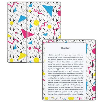 MightySkins Carbon Fiber Skin for Amazon Kindle Oasis 7" (9th Gen) - 90s Fun | Protective, Durable Textured Carbon Fiber Finish | Easy to Apply, Remove, and Change Styles | Made in The USA