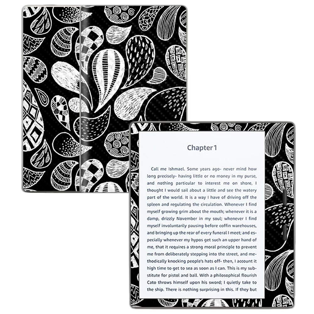 MightySkins Carbon Fiber Skin for Amazon Kindle Oasis 7" (9th Gen) - Drops | Protective, Durable Textured Carbon Fiber Finish | Easy to Apply, Remove, and Change Styles | Made in The USA