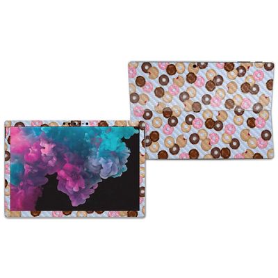 MightySkins Carbon Fiber Skin for Microsoft Surface Pro 6 - Donut Binge | Protective, Durable Textured Carbon Fiber Finish | Easy to Apply, Remove, and Change Styles | Made in The USA