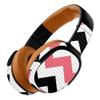 MightySkins Carbon Fiber Skin for Skullcandy Crusher 360 Wireless - Black Pink Chevron | Protective, Durable Textured Carbon Fiber Finish | Easy to Apply, Remove, and Change Styles | Made in The USA view 1