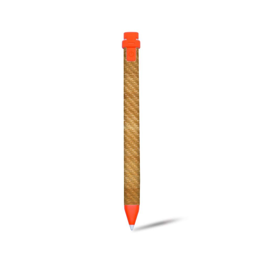 MightySkins Carbon Fiber Skin for Logitech Crayon Digital Pencil iPad (6th gen) - Birch Grain | Protective, Durable Textured Carbon Fiber Finish | Easy to Apply | Made in The USA