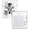 MightySkins Carbon Fiber Skin for Amazon Kindle Oasis 7" (9th Gen) - Rorschach | Protective, Durable Textured Carbon Fiber Finish | Easy to Apply, Remove, and Change Styles | Made in The USA view 1