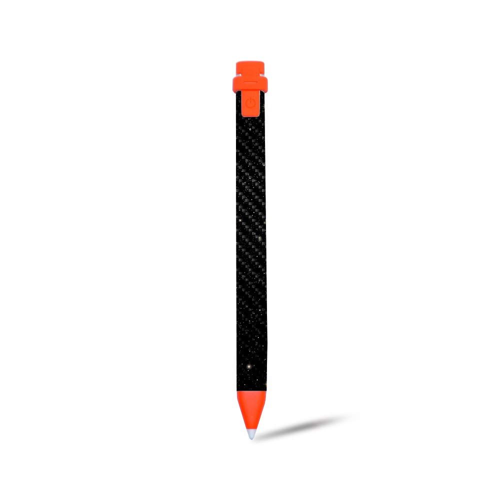 MightySkins Carbon Fiber Skin for Logitech Crayon Digital Pencil iPad (6th gen) - Pink Diamond | Protective, Durable Textured Carbon Fiber Finish | Easy to Apply | Made in The USA (CF-LOGCRP-Pink Diamond)
