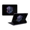 MightySkins Carbon Fiber Skin for Apple iPad Pro Smart Keyboard 12.9" (2018) - Eccentric Elephant - Protective, Durable Textured Carbon Fiber Finish - Easy to Apply - Made in The USA view 1