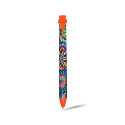 MightySkins Carbon Fiber Skin for Logitech Crayon Digital Pencil iPad (6th gen) - Flower Wheels | Protective, Durable Textured Carbon Fiber Finish | Easy to Apply | Made in The USA