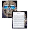 MightySkins Carbon Fiber Skin for Amazon Kindle Oasis 7" (9th Gen) - Psycho Skull | Protective, Durable Textured Carbon Fiber Finish | Easy to Apply, Remove, and Change Styles | Made in The USA view 1