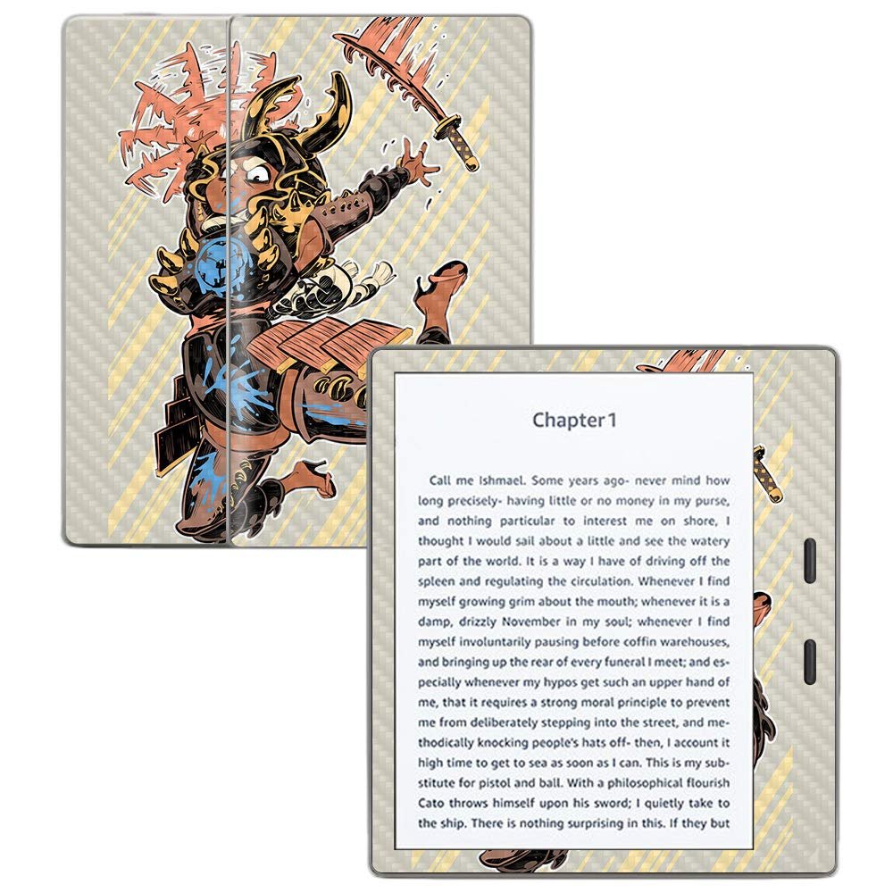 MightySkins Carbon Fiber Skin for Amazon Kindle Oasis 7" (9th Gen) - Insect Girl | Protective, Durable Textured Carbon Fiber Finish | Easy to Apply, Remove, and Change Styles | Made in The USA