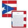 MightySkins Carbon Fiber Skin for Amazon Kindle Oasis 7" (9th Gen) - Puerto Rican Flag | Protective, Durable Textured Carbon Fiber Finish | Easy to Apply, Remove, and Change Styles | Made in The USA view 1