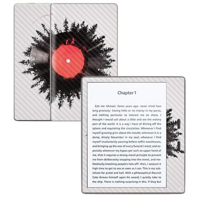 MightySkins Carbon Fiber Skin for Amazon Kindle Oasis 7" (9th Gen) - Vinyl of My Life | Protective, Durable Textured Carbon Fiber Finish | Easy to Apply, Remove, and Change Styles | Made in The USA
