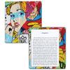 MightySkins Carbon Fiber Skin for Amazon Kindle Oasis 7" (9th Gen) - Cartoon Mania | Protective, Durable Textured Carbon Fiber Finish | Easy to Apply, Remove, and Change Styles | Made in The USA