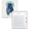 MightySkins Carbon Fiber Skin for Amazon Kindle Oasis 7" (9th Gen) - Midnight Owl | Protective, Durable Textured Carbon Fiber Finish | Easy to Apply, Remove, and Change Styles | Made in The USA view 1