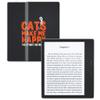 MightySkins Carbon Fiber Skin for Amazon Kindle Oasis 7" (9th Gen) - Cats Make Me Happy | Protective, Durable Textured Carbon Fiber Finish | Easy to Apply, Remove, and Change Styles | Made in The USA