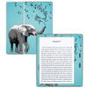 MightySkins Carbon Fiber Skin for Amazon Kindle Oasis 7" (9th Gen) - Musical Elephant | Protective, Durable Textured Carbon Fiber Finish | Easy to Apply, Remove, and Change Styles | Made in The USA view 1