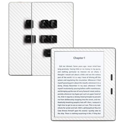 MightySkins Carbon Fiber Skin for Amazon Kindle Oasis 7" (9th Gen) - Alt of Ctrl | Protective, Durable Textured Carbon Fiber Finish | Easy to Apply, Remove, and Change Styles | Made in The USA