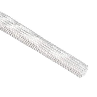 uxcell Insulation Braid Sleeving, 16.4Ft-14mm High TEMP Fiberglass Sleeve White