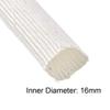 uxcell Insulation Braid Sleeving, 16.4Ft-16mm High TEMP Fiberglass Sleeve White view 4