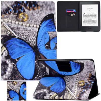 Artyond Case for Kindle Paperwhite, PU Leather Folio Slim Lightweight Case with Auto Sleep/Wake Cover for 6" Amazon Kindle Paperwhite 123(Fits All 2012, 2013, 2015 and 2016 Versions), Blue Butterfly