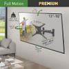 Barkan TV Wall Mount, 13-90 inch Dual Arm Full Motion Articulating - 4 Movement Flat/Curved Screen Bracket, Holds up to 132 lbs, Extra Stable, Lifetime Limited Warranty, Fits LED OLED LCD view 2