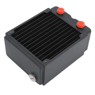 High-Performance 3-Layer Water Cooling Radiator, 120mm Copper Heat Sink with 12-Tube Design, G1/4 Thread for Efficient CPU Cooling and Stability