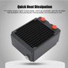 High-Performance 3-Layer Water Cooling Radiator, 120mm Copper Heat Sink with 12-Tube Design, G1/4 Thread for Efficient CPU Cooling and Stability view 2